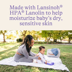 Lansinoh Baby Wipes, Gentle on Sensitive Skin, Made with HPA Lanolin, Hypoallergenic & Lightly Scented, 320 Count (Pack of 4)