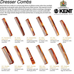 Kent 2T Handmade Sawcut Pocket Comb , Brown, 1 g (Pack of 1)