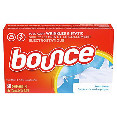 Bounce Fabric Softener Dryer Sheets, Fresh Linen - Zecoya