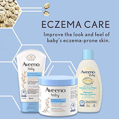 Aveeno Baby Eczema Care Daily Moisturizing Body Cream for Sensitive Skin, Soothing Eczema Relief Cream, Colloidal Oatmeal & Ceramide for Dry & Itchy Skin, Steroid- & Fragrance-Free, 330 mL