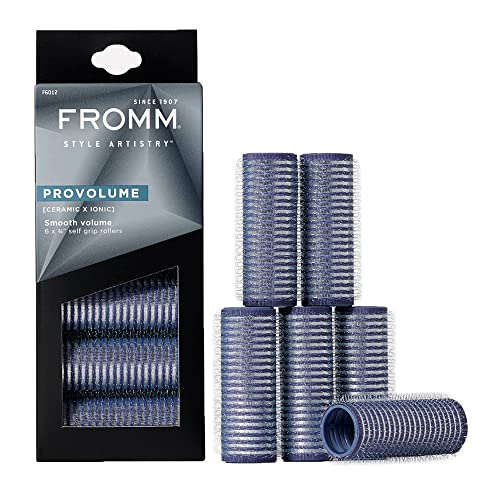 Fromm ProVolume 3/4" Ceramic Ionic Hair Rollers, Pack of 6