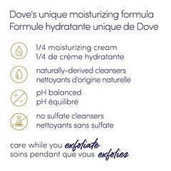 Dove Exfoliating Body Polish Scrub For Silky, Soft Skin Pomegranate and Shea Butter Body Scrub Exfoliates and Provides Lasting Nourishment 10.5 oz