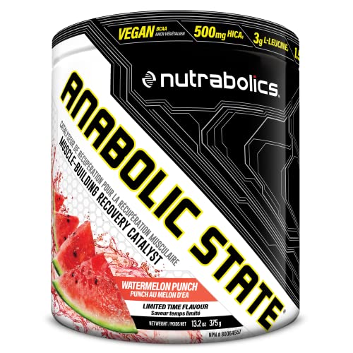 Nutrabolics Anabolic State Bcaa Watermelon Punch 30 serv 375 gram