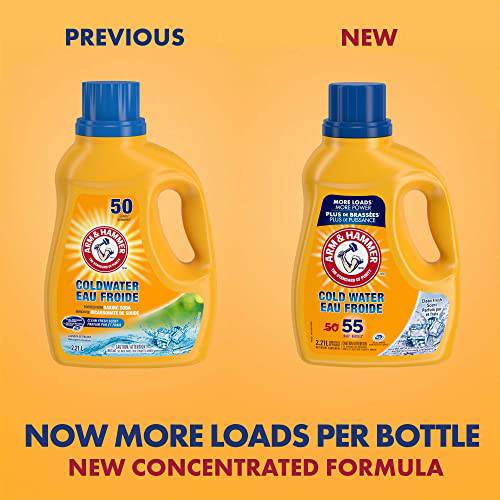 Arm & Hammer Cold Water Liquid Laundry Detergent Clean Fresh Scent - Zecoya