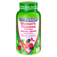 Vitafusion Women's Multivitamin Gummies, Daily Multivitamin, Healthy Metabolism¹, Immune Support², Hair, Skin & Nails³, Osteoporosis⁴, 150 Count, 2.5 Month Supply, Packaging May Vary