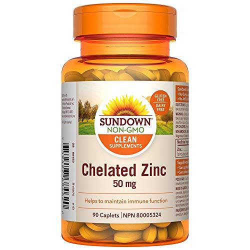 Non-GMO Chelated Zinc Supplements 50mg