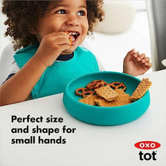 OXO Tot Silicone Plate Teal