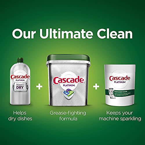 Cascade Platinum Dishwasher Detergent ActionPacs, Fresh Scent - Zecoya