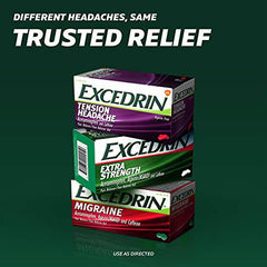 Excedrin Extra Strength Pain Relief Caplets For Headache Relief, Temporarily Relieves Minor Aches And Pains Due To Headache 200 Count