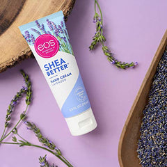 eos Shea Better Hand Cream, Lavender, Natural Shea Butter, 24HR Hydration, 74ml