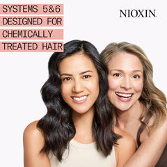 Nioxin System 5 Scalp & Hair Treatment, Bleached & Chemically Treated Hair with Light Thinning, 3.4 oz