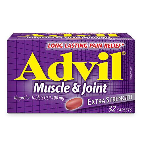 Advil Muscle and Joint (32 Count) 400 mg ibuprofen, Muscle Pain, Joint Pain, Temporary Pain Reliever