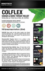 Innotech Nutrition Colflex Oregano Throat Spray, Arctic Mint - 25 ml, Multi-colored