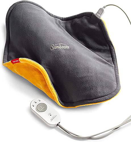 Sunbeam ConformHeat Heating Pad, Grey and Orange