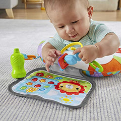 Fisher-Price Littlest Gamer Tummy Wedge sensory tummy time baby toy for birth and up
