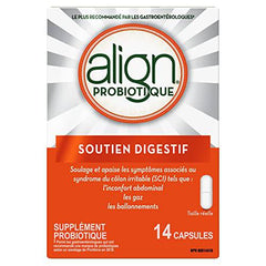 Align Probiotic Digestive Support, IBS Symptom Relief such as Gas, Abdominal Discomfort, Bloating, #1 Doctor Recommended Probiotic Brand*, Contributes to a Natural Healthy Intestinal Flora, 14 Capsules