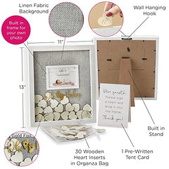 Kate Aspen Oh Baby Shower Guest Book Frame Guestbook Alternative, One Size