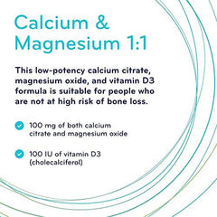 SISU Calcium & Magnesium 1:1 with D3 300 Count (Pack of 1)