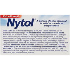 Nytol One-A-Night Tablets - 20 Count - Fast and Effective Nighttime Sleep Aid