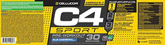 Cellucor C4 Sport Blue Raspberry Concentrated Energy & Performance Powder - Zecoya