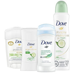 Dove Clinical Protection Antiperspirant Stick deodorant for sensitive skin Cool Essentials antibacterial odour protection 45 g