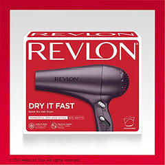 Revlon 1875W Quick Dry Hair Dryer - Lightweight and Compact