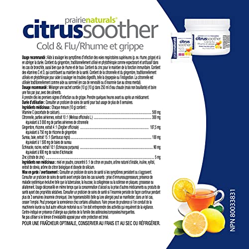 Prairie Naturals Citrus Soother cold & flu drink, 150 Gram