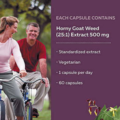 Nature's Way Horny Goat Weed / 60 Veg Caps, Grey