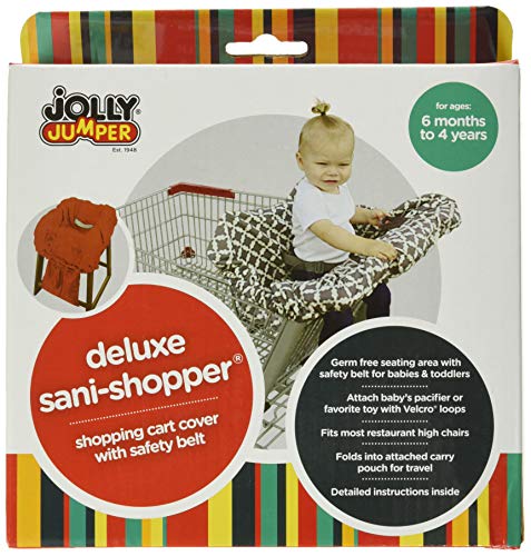 Jolly Jumper Deluxe Sani-Shopper Shopping Cart Cover with Safety Belt
