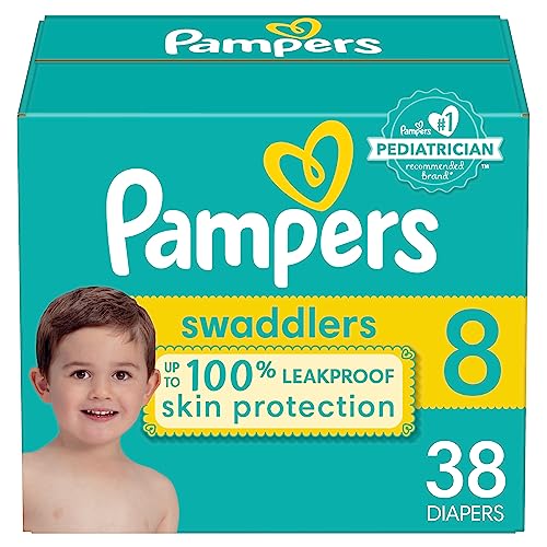 Pampers Swaddlers Active Baby Diaper Size 8 38 Count