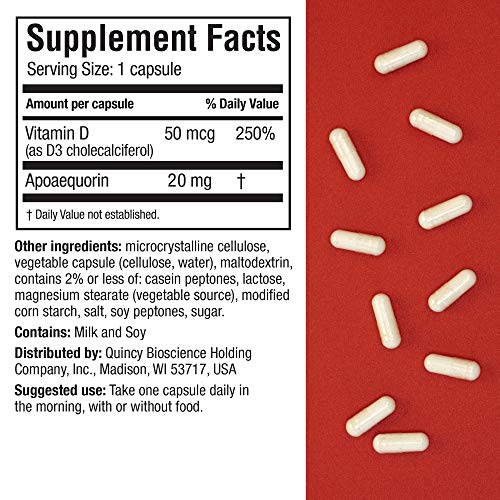 Prevagen Improves Memory - Extra Strength 20mg, 30 Capsules, with Apoaequorin & Vitamin D & Prevagen 7-Day Pill Minder | Brain Supplement for Better Brain Health, Supports Healthy Brain Function
