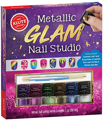 Klutz Metallic Glam Nail Studio Activity Kit