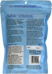 Alibi Epsom Salt Scented - Original Epsom Salts for soaking and bath salts - Natural Magnesium Sulfate Crystals - 3 Resealable Bags of 454 grams = 1.36 kg, White