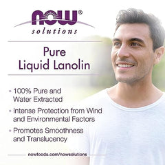 NOW Solutions Liquid Lanolin, 118mL