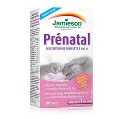 Jamieson Prenatal Multivitamin 100Caplets, (Package May Vary)