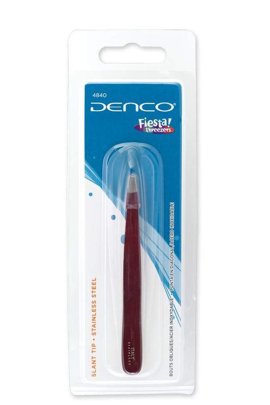 Fiesta Tweezers, Slant Tip, Assorted Colors