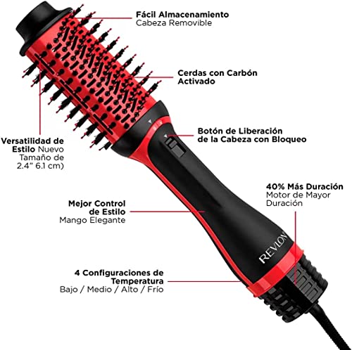 Revlon One-Step Volumizer PLUS 2.0 Hair Dryer and Hot Air Brush