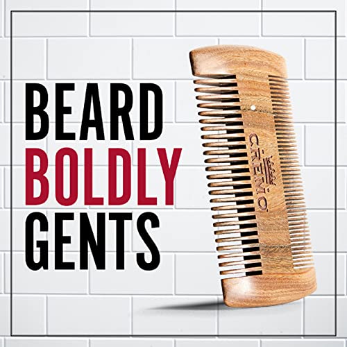 Cremo Dual-Sided 100% Sandalwood Beard Comb That Is Static Free And Won't Pull Or Snag Facial Hair