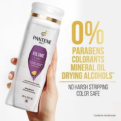 Pantene Shampoo and Conditioner Set for Fine Hair, Volume & Body, Safe for Color-Treated Hair (663 mL Total)