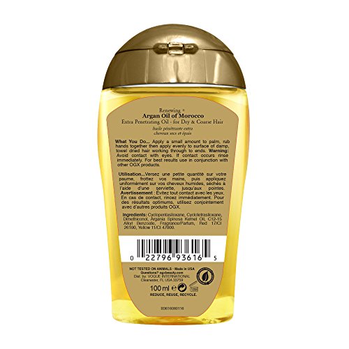 OGX Renewing + Argan Oil of Morocco Extra Penetrating Oil, 100ml