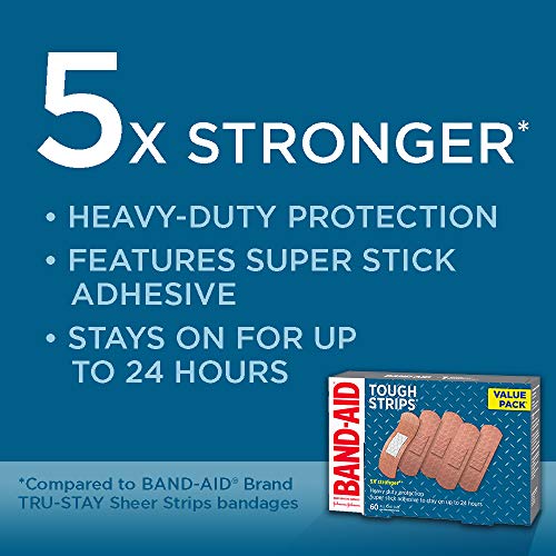 Band-Aid tough, taupe, 60 Count