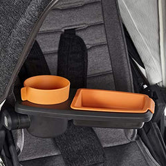 Diono Quantum Snack and Ride Tray for Strollers, Orange