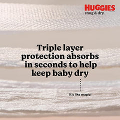 HUGGIES Diapers Size 4 - Huggies Snug & Dry Disposable Baby Diapers, 27ct, Jumbo Pack