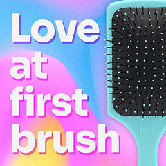Wet Brush Paddle Detangler Hair Brush, Amazon Exclusive Aqua - Ultra-Soft IntelliFlex Bristles with AquaVent Design - Detangling Hairbrush Glides Through Tangles Wet, Dry & Damaged Hair
