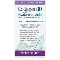 Webber Naturals® Collagen30® with Hyaluronic Acid Bioactive Collagen Peptides™