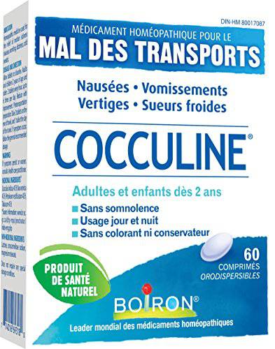 Boiron Cocculine, 60 tablets, Homeopathic Medicine for the relieves of motion sickness & nausea