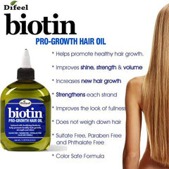 Difeel Premium Biotin Hair Oil 7.1 oz.