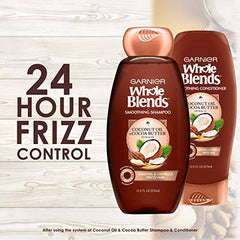 Garnier Whole Blends Coconut Oil & Cocoa Butter Smoothing Oil, 100 ML - Zecoya