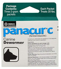 Panacur C Canine Dewormer (fenbendazole), 2 gram