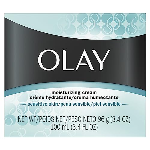 Olay Moisturizing Sensitive Skin Cream with Vitamin B3, Niacinamide, 100 mL